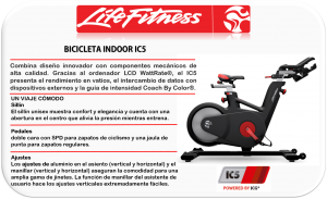 IC5 indoor cycle info